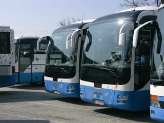 rent a bus for coach transfers and sightseeing tours in Europe